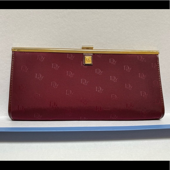 Christian Dior Diorissimo Frame logo Clutch - Picture 1 of 12